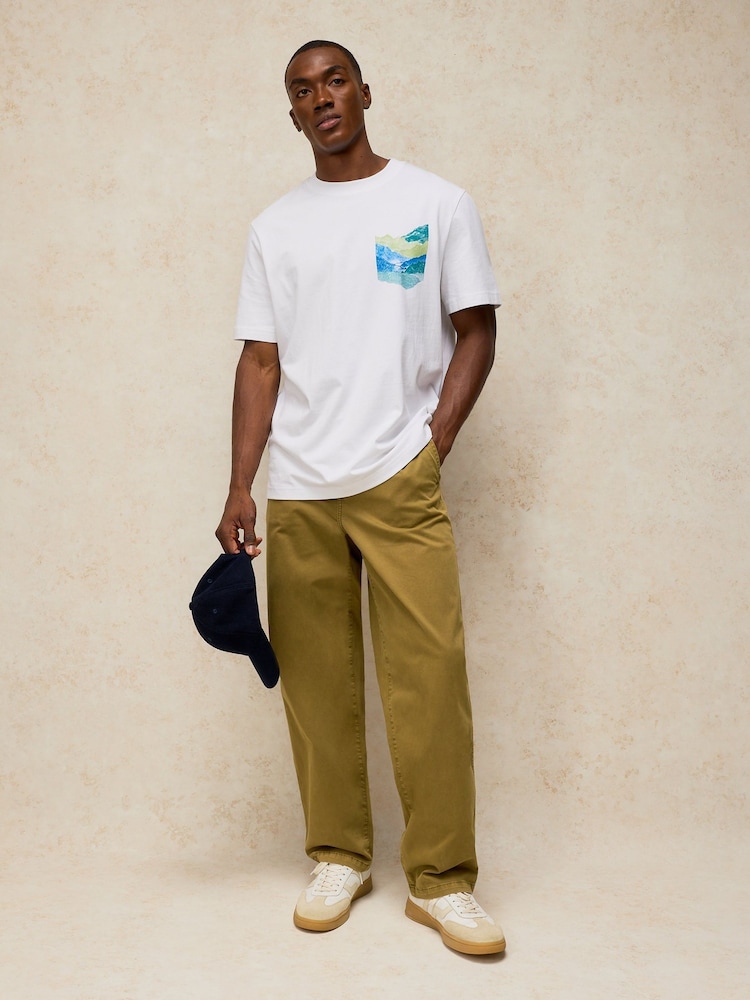 White Stuff White Horsham Graphic T-Shirt - Image 1 of 6