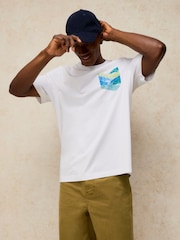 White Stuff White Horsham Graphic T-Shirt - Image 2 of 6