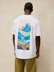 White Stuff White Horsham Graphic T-Shirt - Image 3 of 6