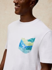 White Stuff White Horsham Graphic T-Shirt - Image 4 of 6