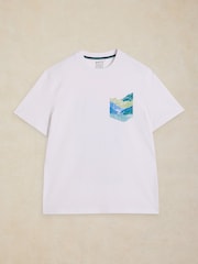 White Stuff White Horsham Graphic T-Shirt - Image 5 of 6