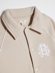 River Island Natural Button Through Jacket & Joggers Set - Image 4 of 5