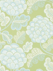 Harlequin Green Flourish Tree Canopy Silver Willow 10.05M Wallpaper - Image 1 of 1