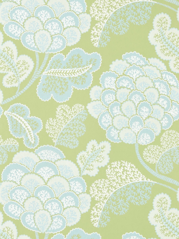 Harlequin Green Flourish Tree Canopy Silver Willow 10.05M Wallpaper - Image 1 of 1
