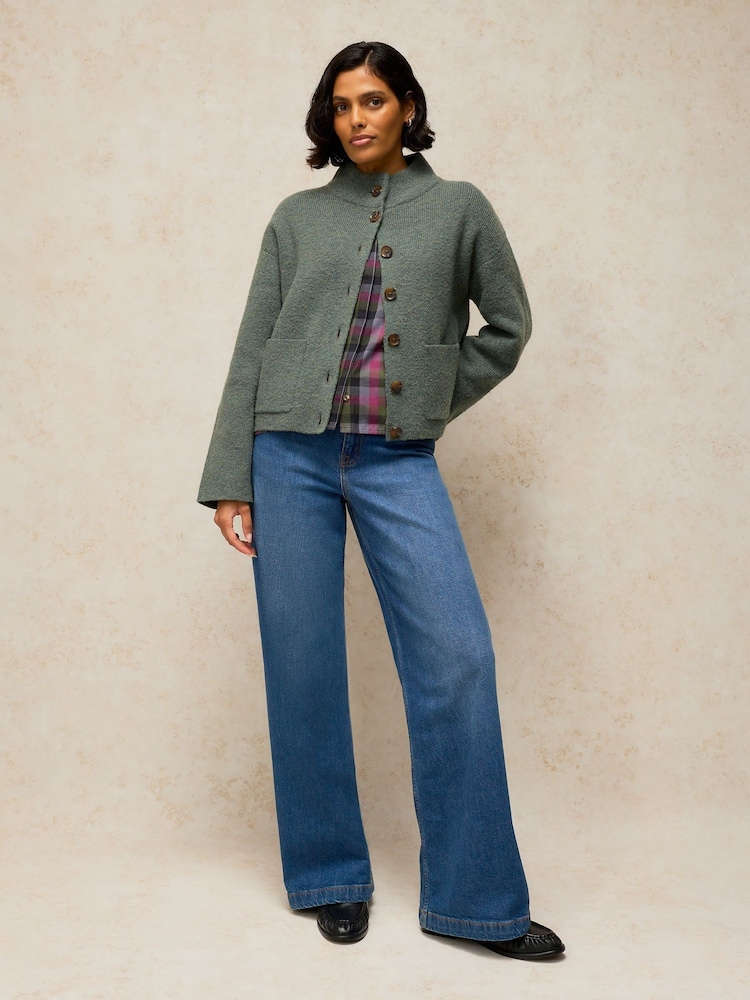 White Stuff Green Margot Cardigan - Image 2 of 6