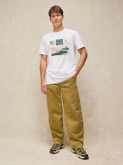 Blanco - Camiseta con estampado gráfico Abersoch de White Stuff - Imagen 1 de 6