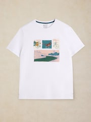 Blanco - Camiseta con estampado gráfico Abersoch de White Stuff - Imagen 5 de 6