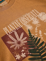White Stuff Brown Horsham Graphic T-Shirt - Image 6 of 6