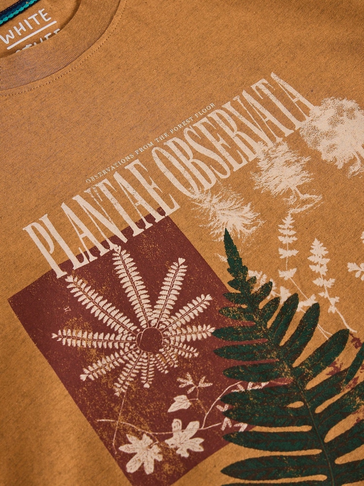 White Stuff Brown Horsham Graphic T-Shirt - Image 6 of 6
