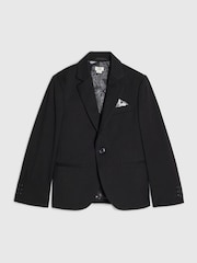 River Island Black Tailored Suit Jacket - Image 1 of 6