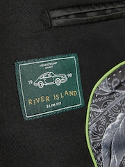 River Island Black Tailored Suit Jacket - Image 6 of 6