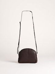 チョコレートブラウン - Lakeland Leather Elterwater カーブクロスボディバッグ - 画像 5 / 7