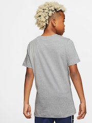 Nike Grey 100% Cotton Futura Icon T-Shirt - Image 2 of 6