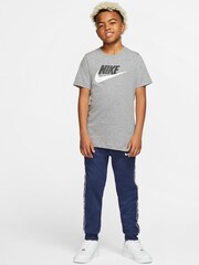 Nike Grey 100% Cotton Futura Icon T-Shirt - Image 4 of 6