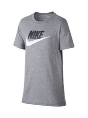 Nike Grey 100% Cotton Futura Icon T-Shirt - Image 5 of 6