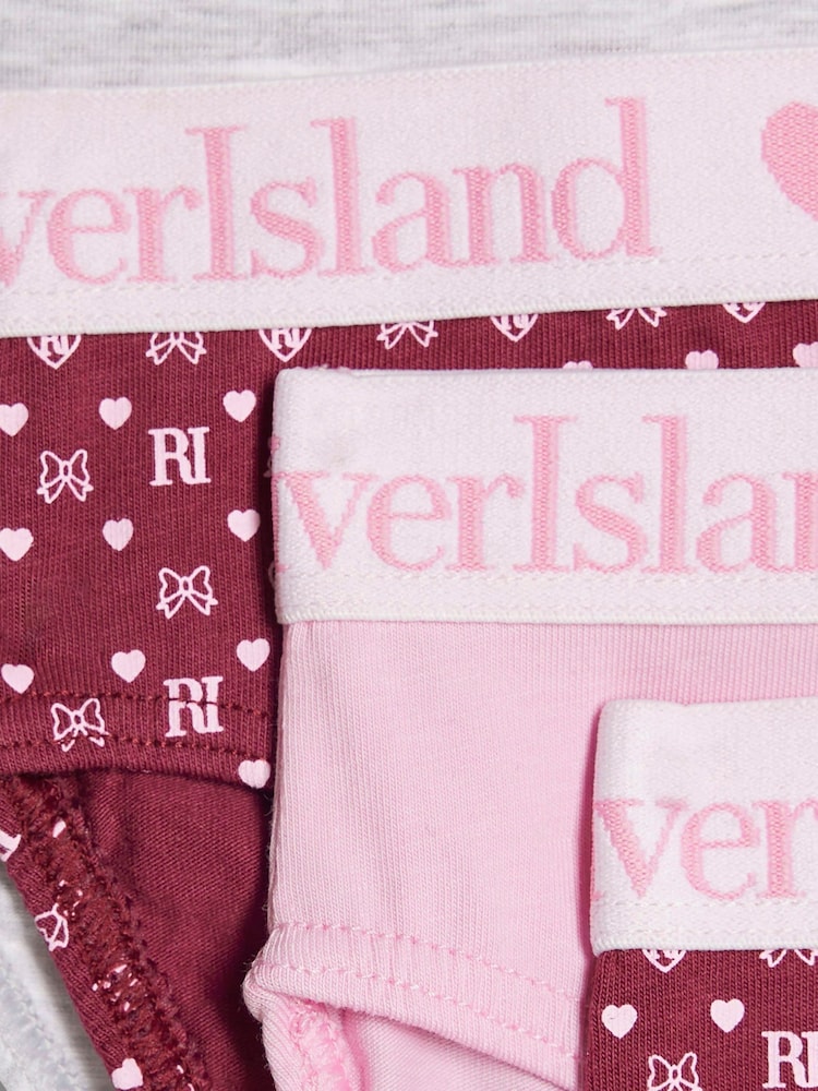 River Island Red Monogram Briefs 5 Pack - Image 2 of 3 River Island Red Monogram Briefs 5 Pack - Image 2 of 3