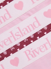 River Island Red Monogram Briefs 5 Pack - Image 3 of 3