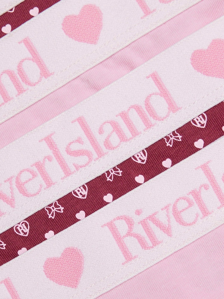River Island Red Monogram Briefs 5 Pack - Image 3 of 3 River Island Red Monogram Briefs 5 Pack - Image 3 of 3