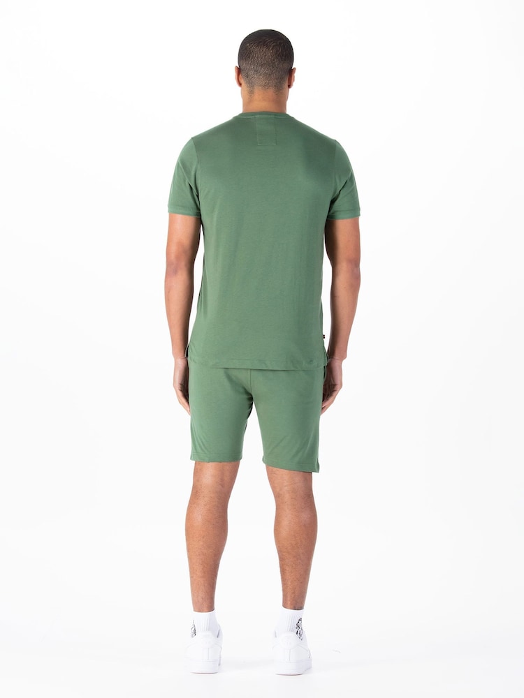 Luke 1977 Green T-Shirt And Shorts Set - Image 2 of 6