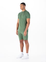 Luke 1977 Green T-Shirt And Shorts Set - Image 3 of 6