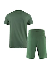 Luke 1977 Green T-Shirt And Shorts Set - Image 5 of 6