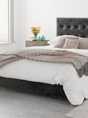 Aspire Furniture Black Olivier End Lift Ottoman Storage Bed - Image 2 of 3