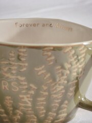 Green Floral Wedding MR Mug - Image 2 of 4
