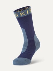 أزرق - جوارب من صوف شيربا مضادة للماء تشكيلة Hoveton من Sealskinz - صورة 1 من 2