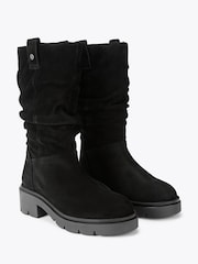 Carvela Black Cara Slouch Suede Knee Boots - Image 2 of 4