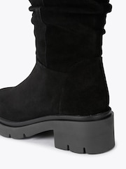 Carvela Black Cara Slouch Suede Knee Boots - Image 4 of 4