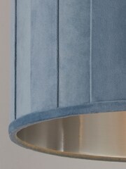Searchlight Turquoise Meadow Brushed Silver Tapered Shade - Image 2 of 4