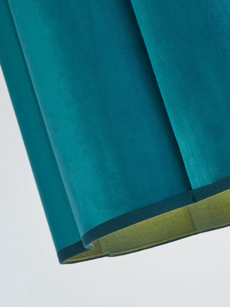 Searchlight Teal Ophrys Scalloped Easy Fit Shade - Image 4 of 4