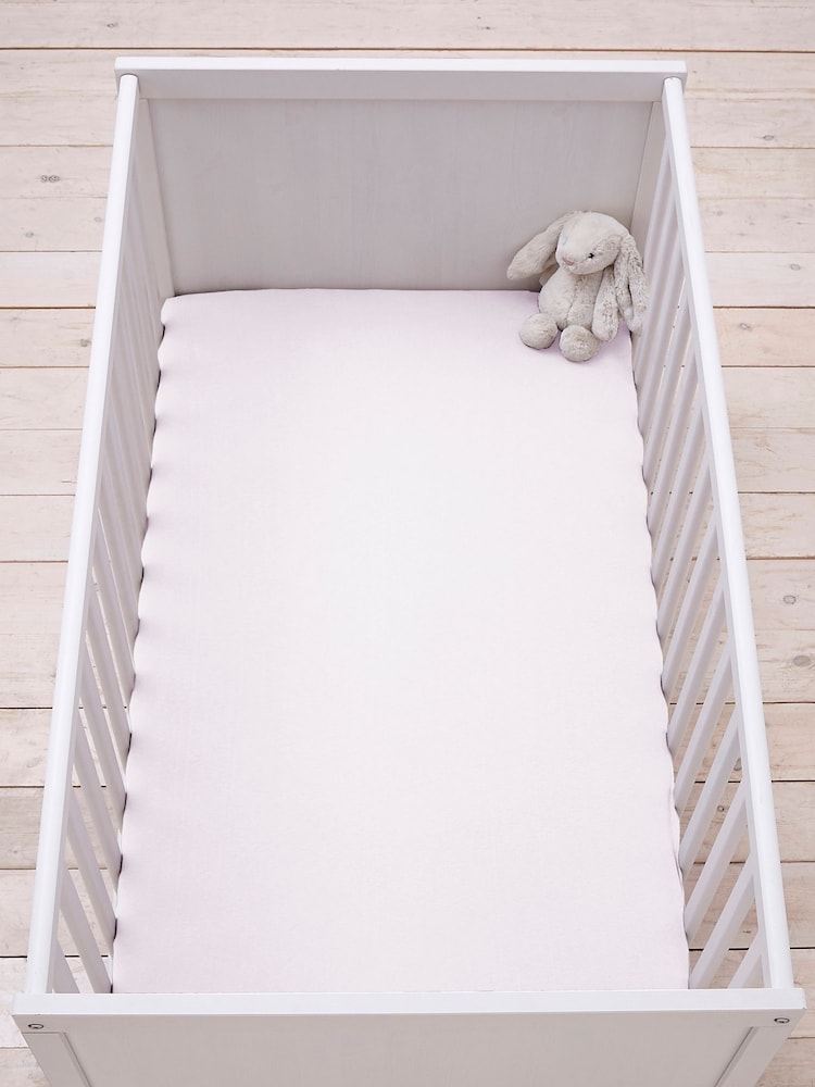 Silentnight 2 Pack White Kids Safe Nights Cot Bed 100% Cotton Fitted Sheets - Image 2 of 12 Silentnight 2 Pack White Kids Safe Nights Cot Bed 100% Cotton Fitted Sheets - Image 2 of 12