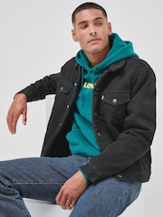Levi's® Type 3 Sherpa Trucker Denim Jacket - Image 3 of 5