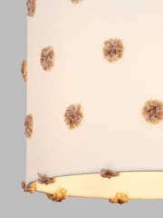 Searchlight Dark Grey William Pom Pom Pendant Shade - Image 2 of 3