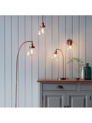 Gallery Home Copper Pierre Aged Copper Table Lamp - Image 1 of 7