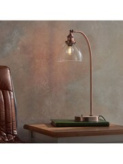 Gallery Home Copper Pierre Aged Copper Table Lamp - Image 2 of 7
