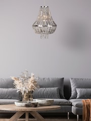 Searchlight Chrome Goosefoot Acrylic Empire Shade - Image 1 of 4