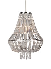 Searchlight Chrome Goosefoot Acrylic Empire Shade - Image 3 of 4