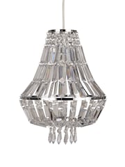 Searchlight Chrome Goosefoot Acrylic Empire Shade - Image 4 of 4
