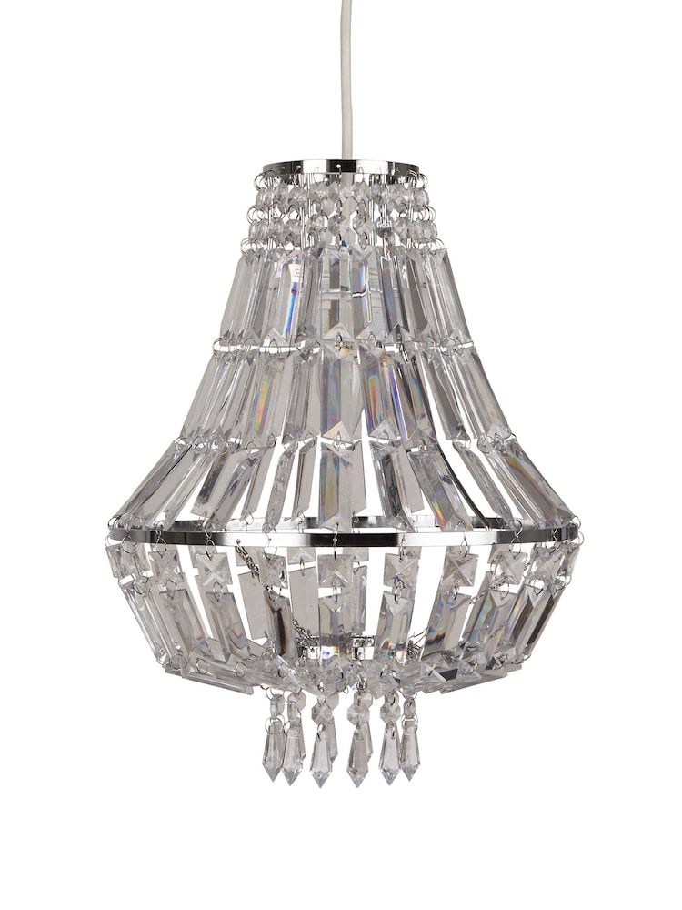 Searchlight Chrome Goosefoot Acrylic Empire Shade - Image 4 of 4