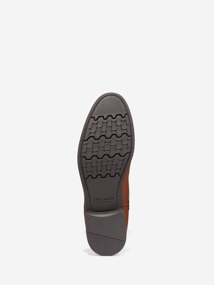 Cole Haan Brown Newmark Grand Chelsea Boots - Image 3 of 3 Cole Haan Brown Newmark Grand Chelsea Boots - Image 3 of 3