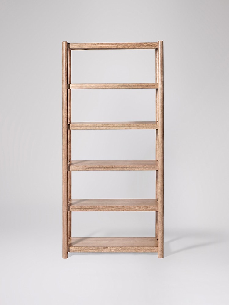 Swoon Light Brown Dowling Mango Wood Shelving - Image 2 of 6 Swoon Light Brown Dowling Mango Wood Shelving - Image 2 of 6