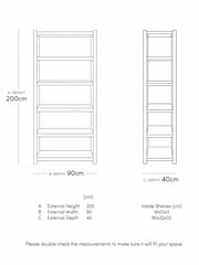 Swoon Light Brown Dowling Mango Wood Shelving - Image 4 of 6