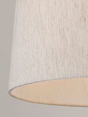Searchlight Taupe Clove Tappered Linen Shade - Image 2 of 4