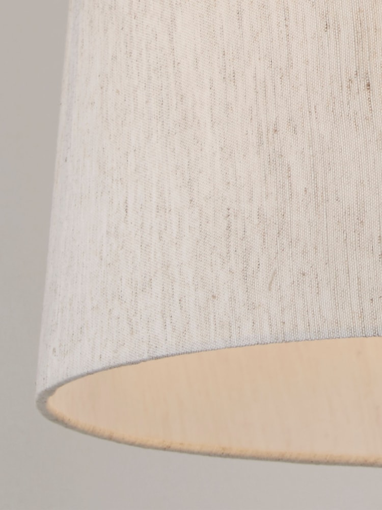 Searchlight Taupe Clove Tappered Linen Shade - Image 2 of 4