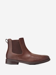 Cole Haan Chestnut Brown Newmark Grand Chelsea Boots - Image 1 of 3