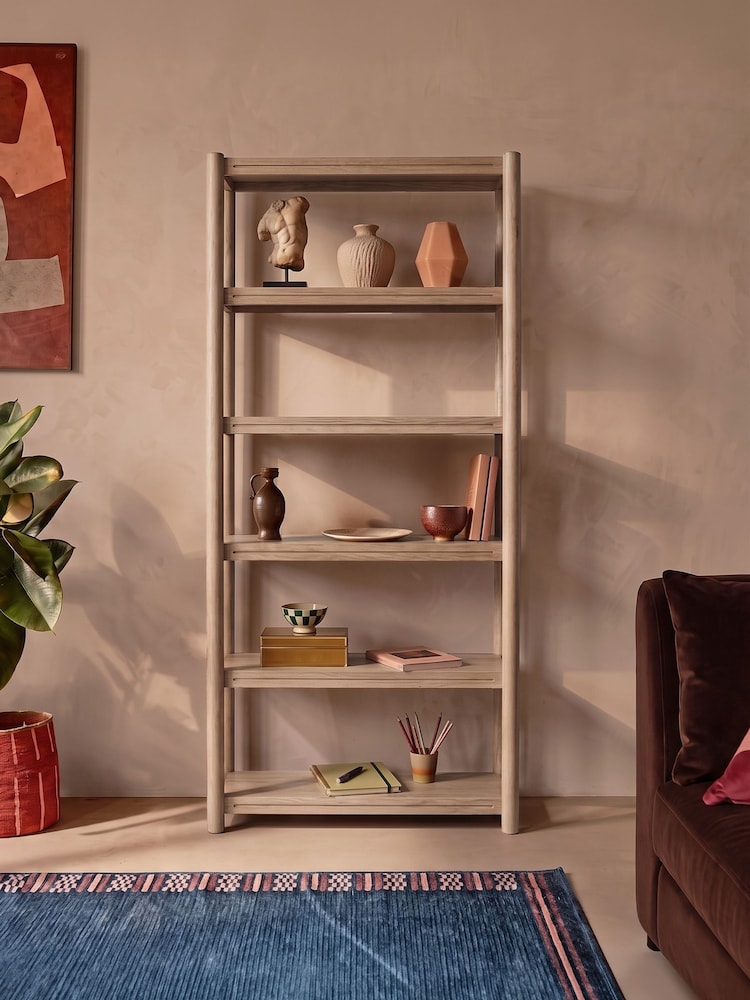 Swoon Grey Dowling Mango Wood Shelving - Image 1 of 6 Swoon Grey Dowling Mango Wood Shelving - Image 1 of 6