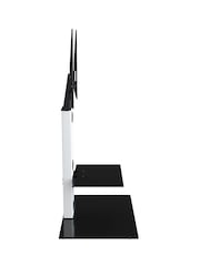 AVF Black/White Lesina Flat Pedestal 700 TV Stand - Image 3 of 5