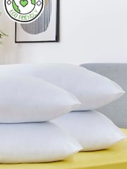 Silentnight Snug Just Right White Pillows 4 Pack - Image 1 of 10
